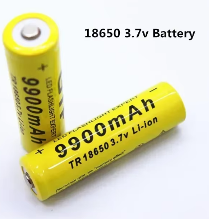 2 x 3.7V 9900mAh 18650 GTF 18650 Battery Lithium-Ion Battery 9900mAh 3.7V Rechargeable Battery