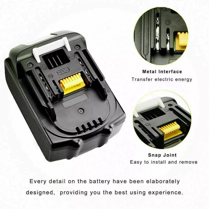 For Makita 18V 12.0Ah Li-Ion LXT Battery BL1860 6AH New Star Battery BL1860B UK