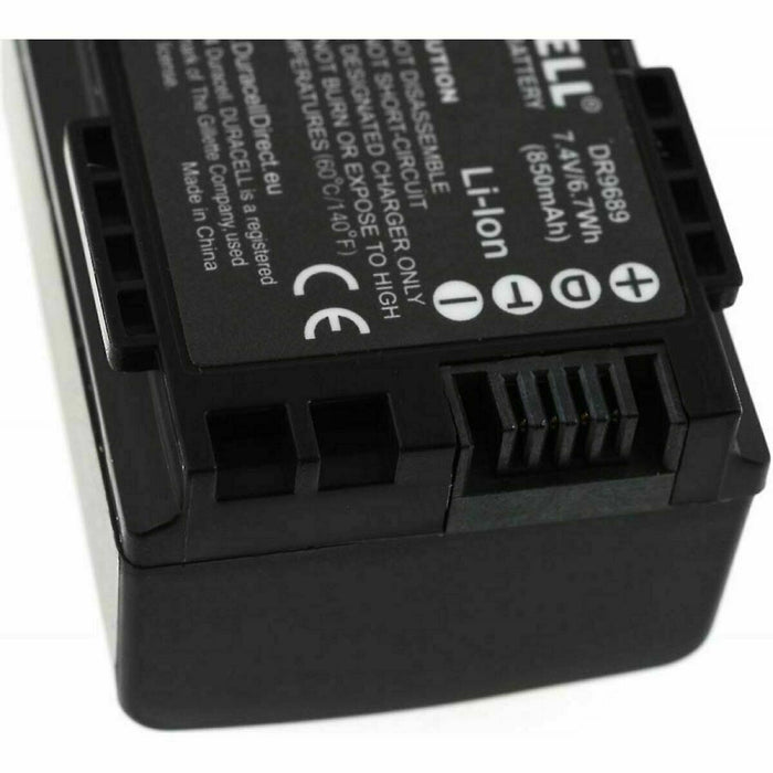 Duracell Battery for Canon type BP-808 7,4V 890mAh/6,6Wh Li-Ion
