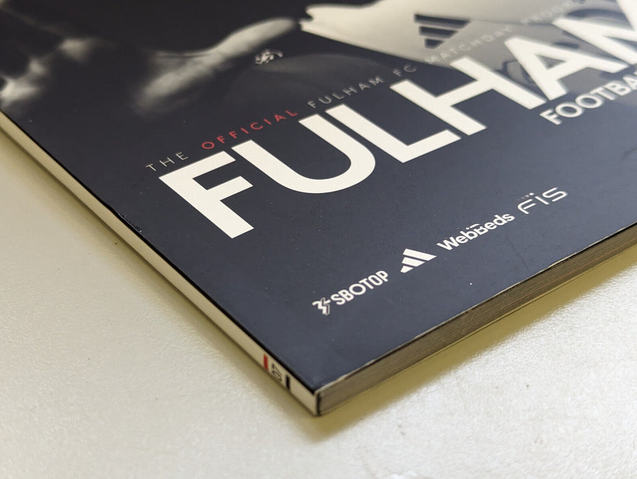 Official Fulham FC Matchday Program 4th Nov 2023 vs Man U