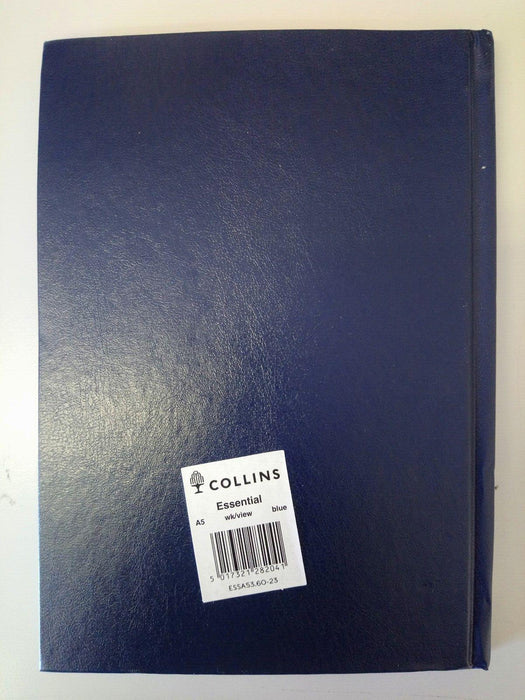 Collins Essential A5 Week to View Diary 2023 Blue