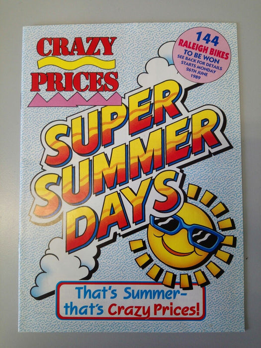 Crazy Prices Supermarket Summer Catalogue 1989