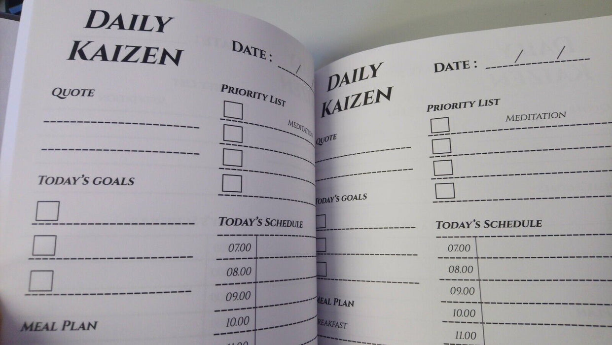 The Kaizen Edition - Self-Improvement Journal