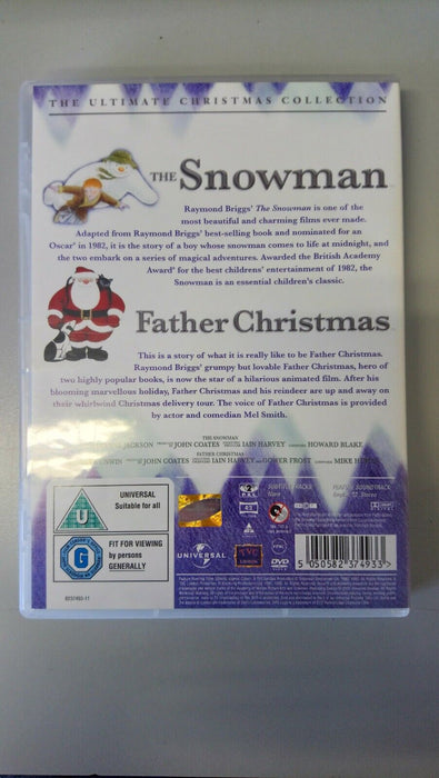 The Snowman/Father Christmas Raymond Briggs' Special Double Edition DVD