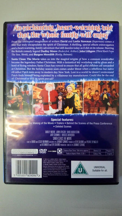 Santa Claus The Movie DVD