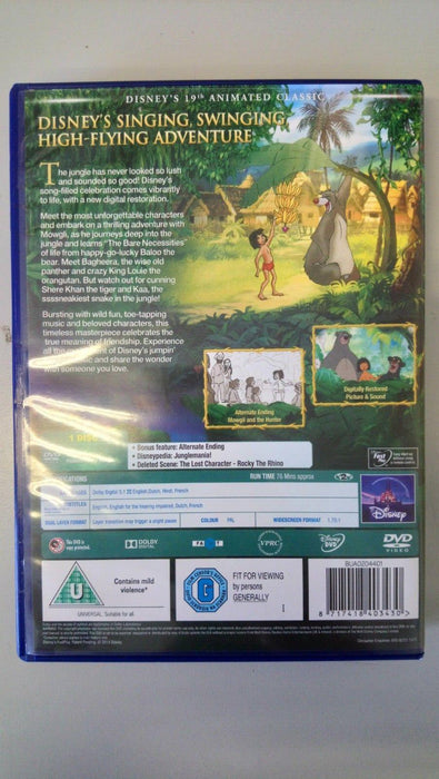 The Jungle Book DVD