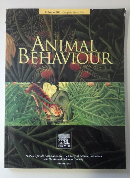 Animal Behaviour Journal Vol 209 Complete March 2024