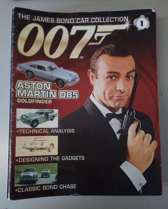 James Bond Car Collection MAGAZINES ONLY See Description