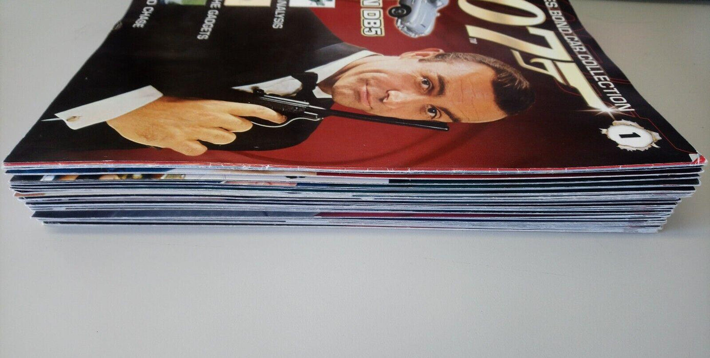 James Bond Car Collection MAGAZINES ONLY See Description