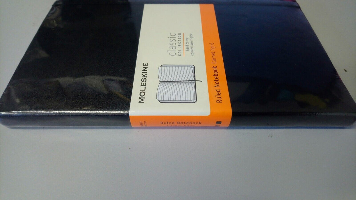 Moleskine Classic Collection A5 Hardcover Ruled Notebook Black SEALED