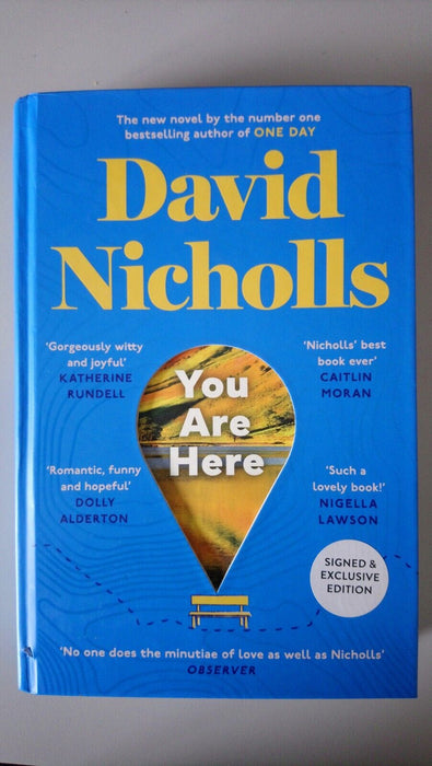 You Are Here by David Nicholls HARDBACK Signed & Exclusive Edition