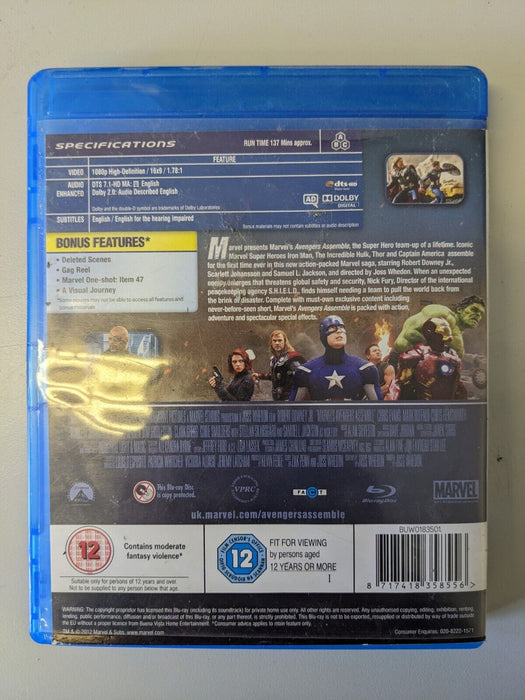 Avengers Assemble Blu-ray