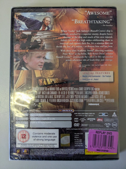 Master and Commander DVD