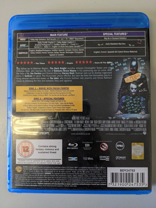 The Dark Night Blu-ray