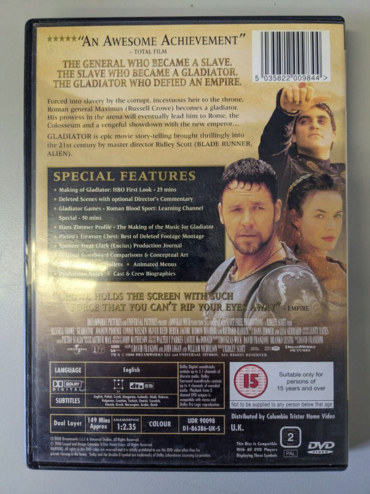 Gladiator DVD