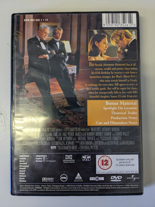 Meet Joe Black DVD