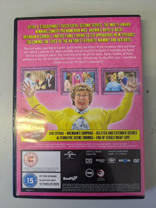 Mrs Brown's Boys Series Three DVD