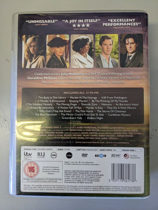 Agatha Christie Marple The Complete Series 1-6 DVD