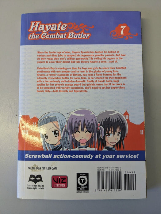 Hayate the Combat Butler Volume 7 Kenjiro Hata