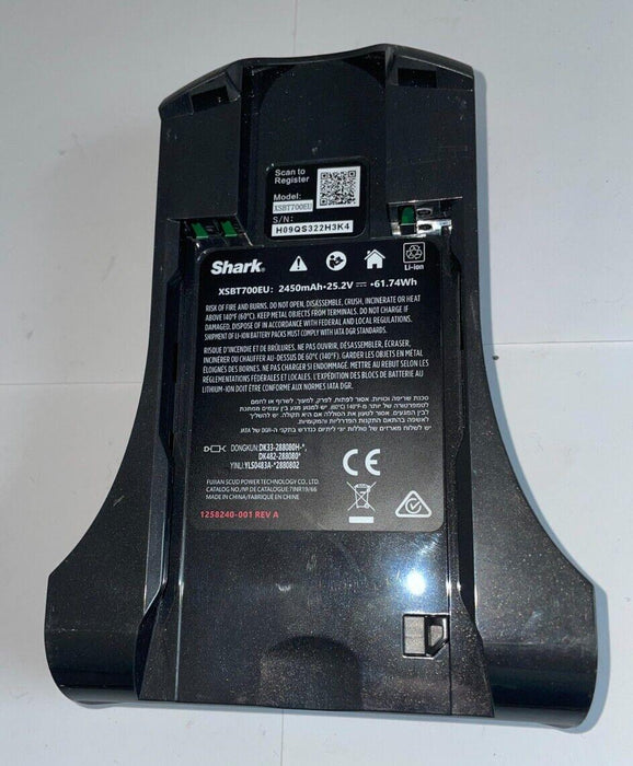 Official Lithium-Ion Battery for Shark Cordless Vacuums - IZ201/IZ251 XSBT700EU