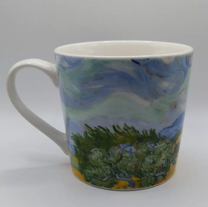 The National Gallery Vincent Van Gogh Mug - A Wheatfield with Cypresses