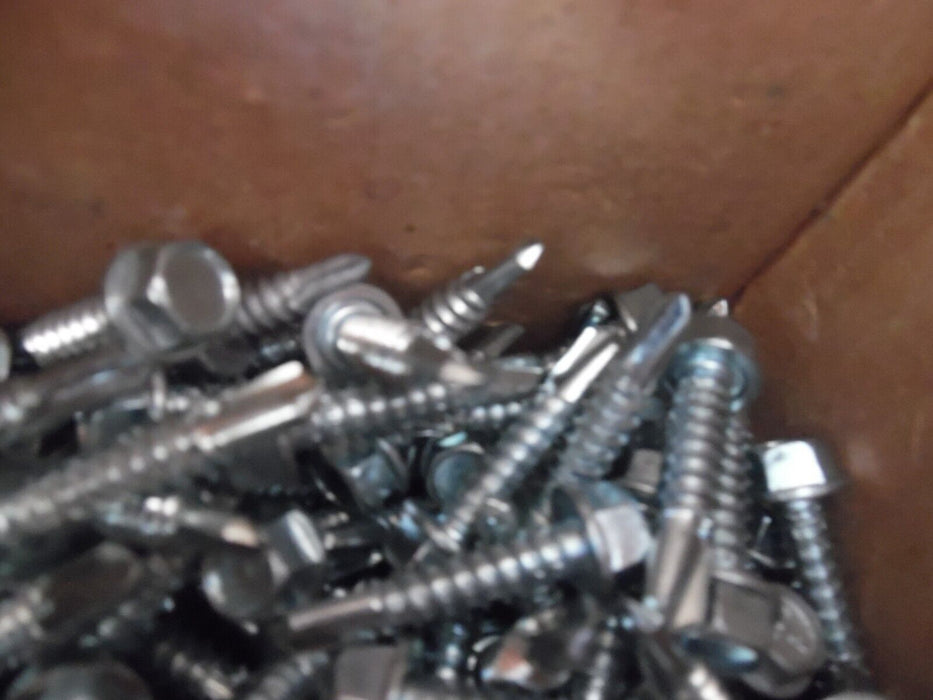 92 x olympic fixings hex 5.5 x 25mm self drilling screw light, no washer