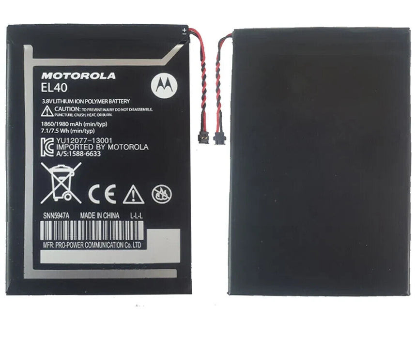 Motorola  Battery For Motorola Moto E XT1021 XT1025-EL40( 1980mAh 3.8v 7.5Wh)