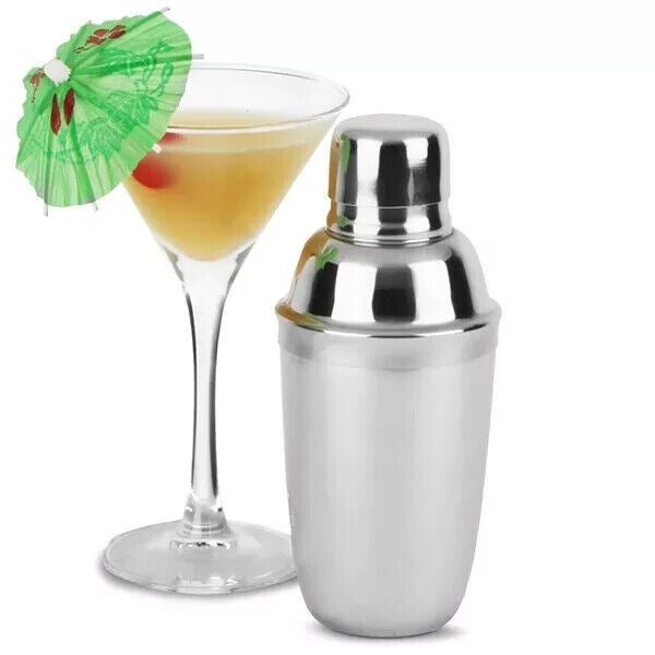 Stainless Steel Mini Cocktail Shaker 10oz | Small Steel Cocktail Shaker