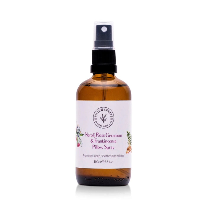 Neroli, Rose Geranium and Frankincense Pillow Spray Natural Sleep Aid