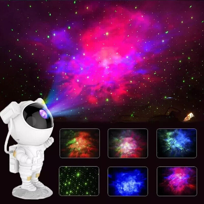 Astronaut LED Starry Galaxy Projector Night Light Lamp Nebula Moon Star w/Remote