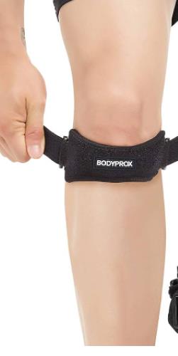 BODYPROX  Patella Tendon Knee Strap (1 Pack) Knee brace Pain Relief Adjustable