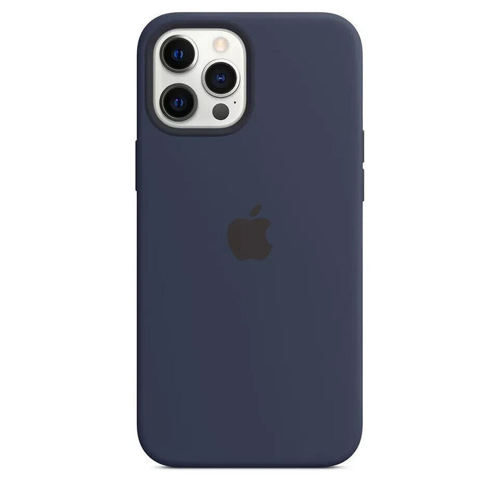 Official Apple Silicone Case Cover w/ MagSafe for iPhone 12 Pro Max - Deep Navy