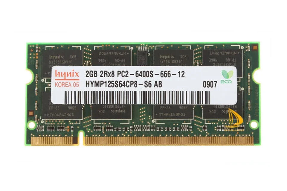 Hynix  2GB 2RX8 DDR2 800MHz PC2-6400S SODIMM Laptop RAM Memory 200Pin lot