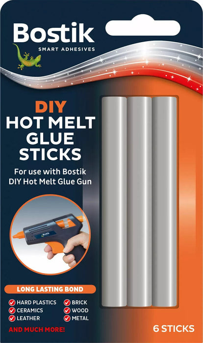 Bostik DIY Glue Gun Replacement | Hot Melting Glue | Fast Repair | 6 x 100mm