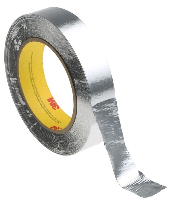 3M 425 Aluminium Foil Tape Aluminium Foil Silver Perfect Heat Shielding 25mmx50m