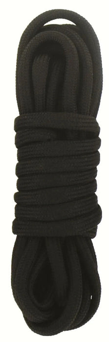 1 Pair High Quality 180cm Army Combat Boot Laces BLACK Round Long 8-10 Eyelet