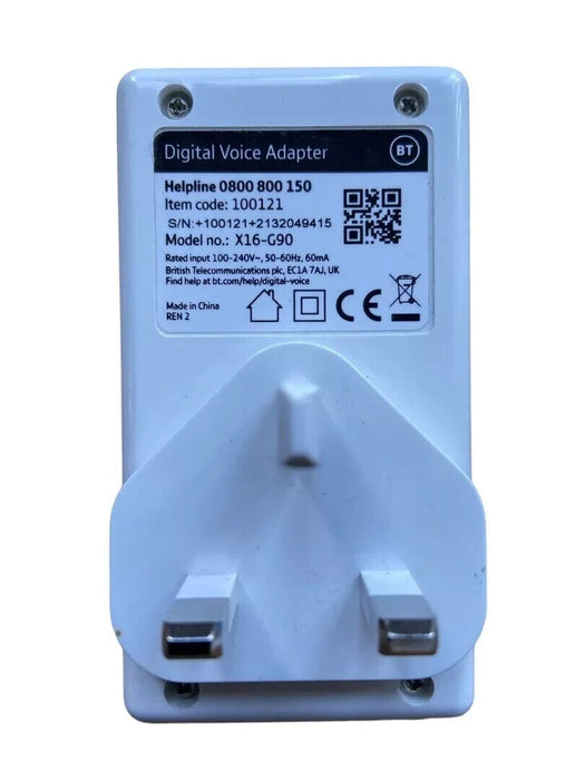 BT And EE Digital Voice Adapter Only Works With BT And EE Digital Voice Service