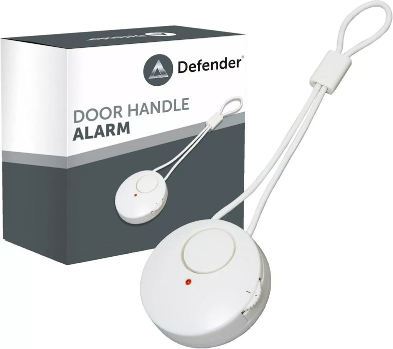 Defender Door Handle Alarm - Wireless Hanging Intruder for Metal Door...