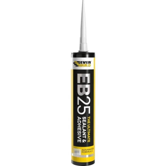 Everbuild EB25 White Sealant & Adhesive - 300ml