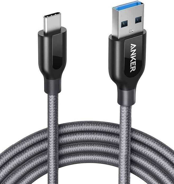 Anker Powerline USB C to USB 3.0 Cable 6ft High Durability for Galaxy Note 8, S8