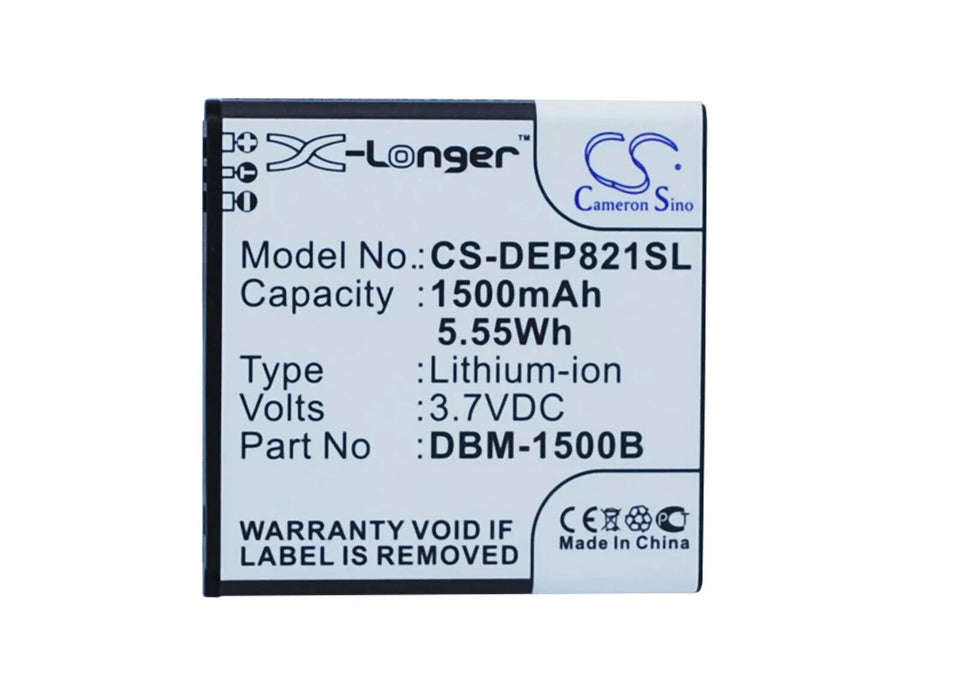 Battery - CS-DEP821SL - Doro Liberto 820 Mini / DBM-1500B - 3.7 Volt 1500mAh