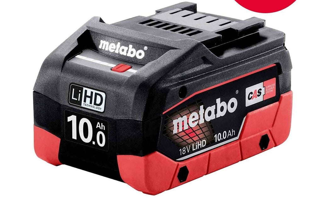 Metabo 625549000 18V 10.0Ah LiHD Battery Pack Li-Ion Patented Air Cooled