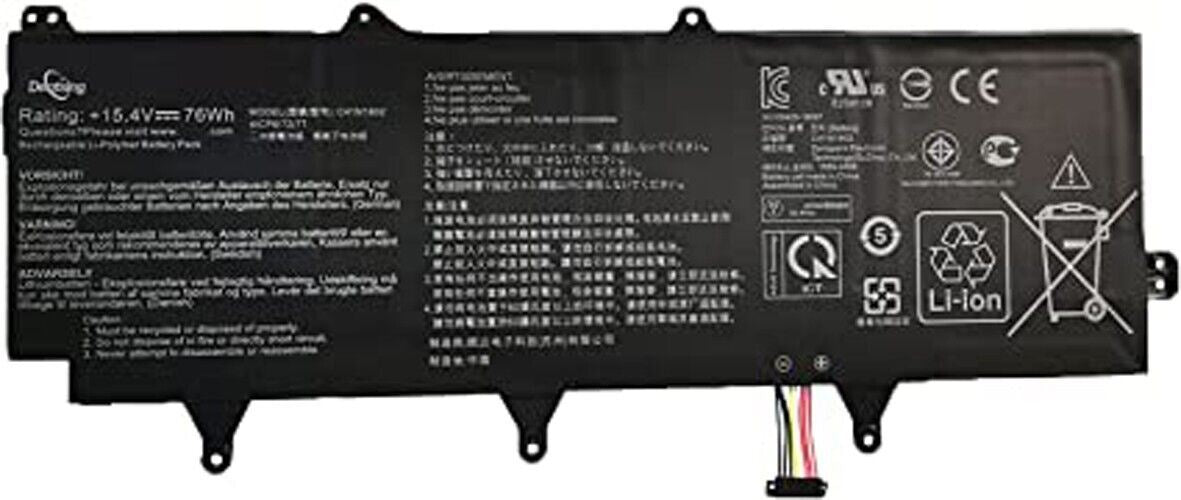 C41N1802 15.4V 76W/4940mAh Laptop Battery Compatible with ASUS ROG Zephyrus S 3s