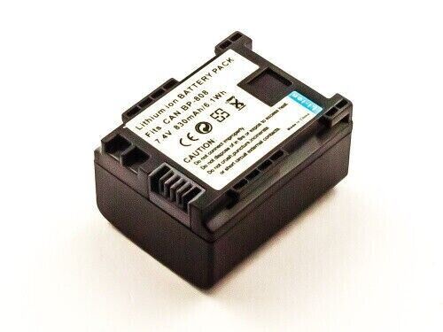 Premium Battery for Canon BP-808, 2740B002, FS11, VIXIA HF G10, FS40, VIXIA HF G