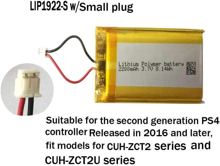 Lip1922 2200mAh Battery for PS4 Controller Battery Replacement