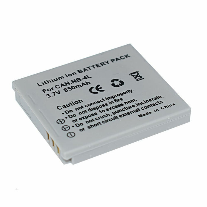 Battery NB-4L For Canon Digital Ixus, Powershot, Legria Mini
