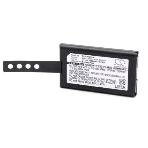 Battery 1000mAh for Datalogic 94ACC0083, 94ACC1368, BP08-000600