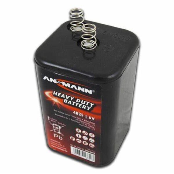 ANSMANN 4R25 6 Volt Zinc Carbon Battery