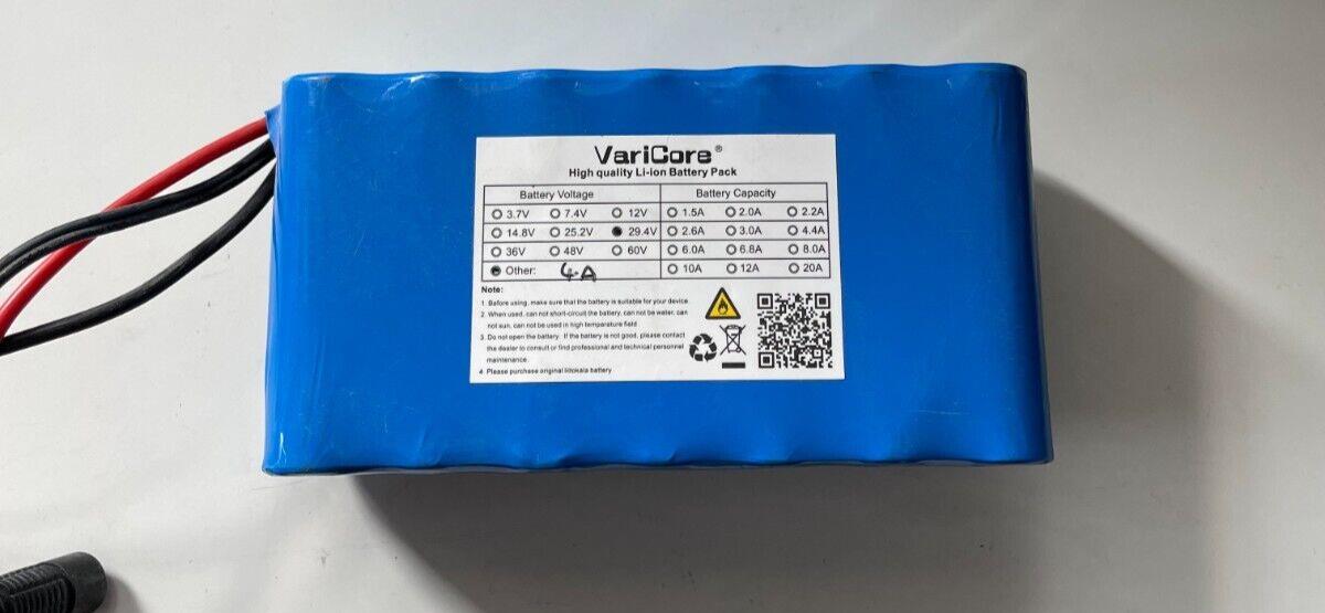 VariCore 24V 18650 Lithium Ion Battery 7S2P 4Ah 29.4V 4000mAh Electric Bicycle