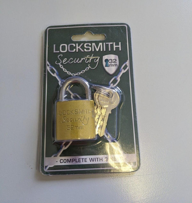 Locksmith Security 32mm - Complete with 3 Keys